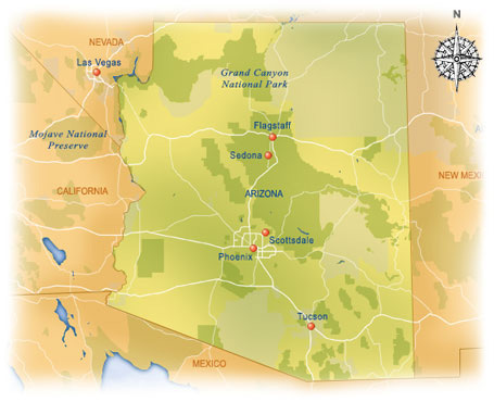 Costco Locations Arizona Map Arizona Vacation Packages | Costco Travel