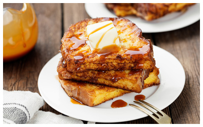 Plate of French Toast and syrup